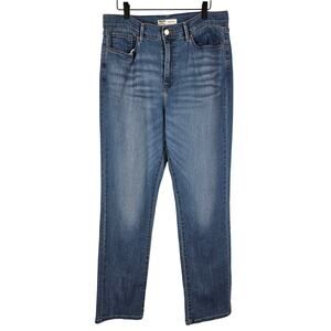 LEVI STRAUSS SIGNATURE GOLD WOMEN'S HIGH-RISE STRAIGHT JEAN PANT 12M - W31" L32"